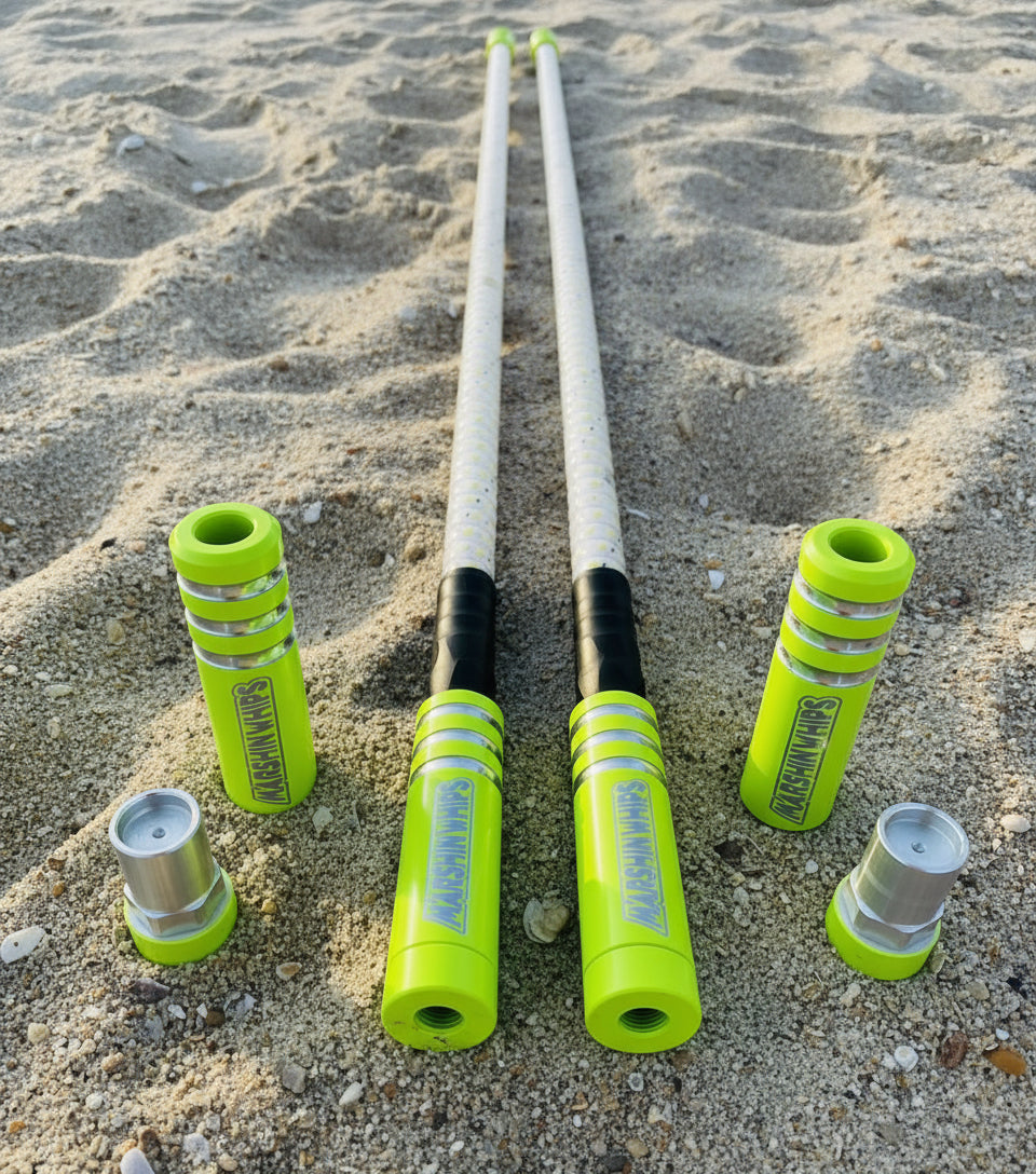 Game Changer LED Whip Set - Green, White & Red