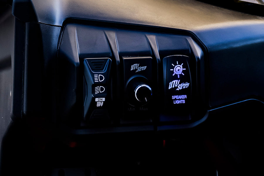 Can-Am® Maverick R Signature Series Stage 7 Stereo Kit | UTVS-R-S7-S