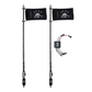 187 Platinum LED Whips – Pair