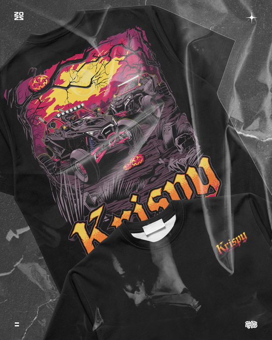 Krispy Utvs Halloween themed shirt