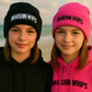 Marshin Whips Pink Embroidered Beanie | Off-Road Winter Apparel