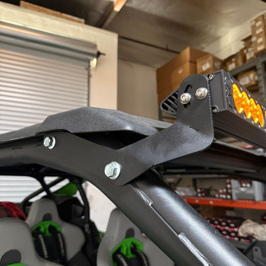 43" COMP4 Light Bar Mounting Brackets for Kawasaki Teryx H2