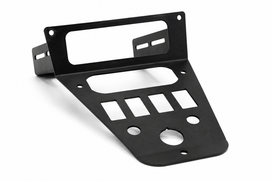 Polaris RZR Pro R Short Console – Rugged Radios + 4-Switch Mount (2020–2024)