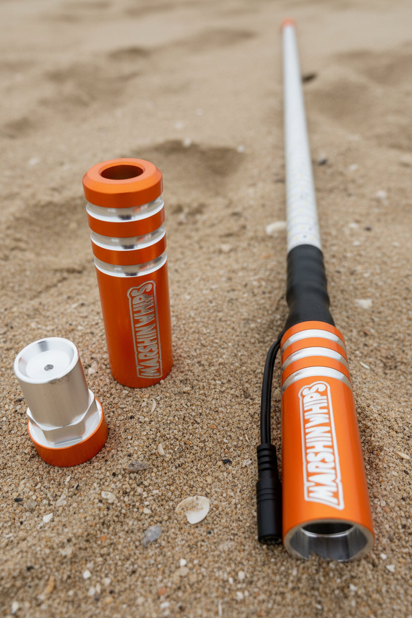 Game Changer LED Whip - Striking Orange Single