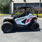 Polaris RZR 200 Fastback Cage with attached rear bumper