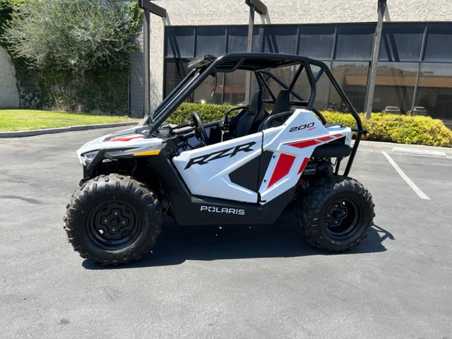 Polaris RZR 200 Fastback Cage with attached rear bumper