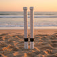 Mini Moe White Edition LED Whips | Compact High-Output Safety Whips | Pair