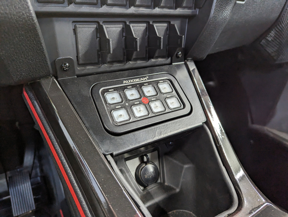 Polaris RZR Pro R Auxbeam 8-Gang Switch Panel Mount (2020–2024)