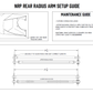 NRP RZR XP1000 & TURBO Billet High Clearance Radius Rods