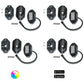 187 Style Rock Lights w/ Control Harness