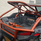 Opening Spare Tire Mount with shocks for the Polaris RZR 1000 by UTV Speed