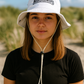 Marshin Whips White Bucket Hat | Premium Embroidered Off-Road Apparel