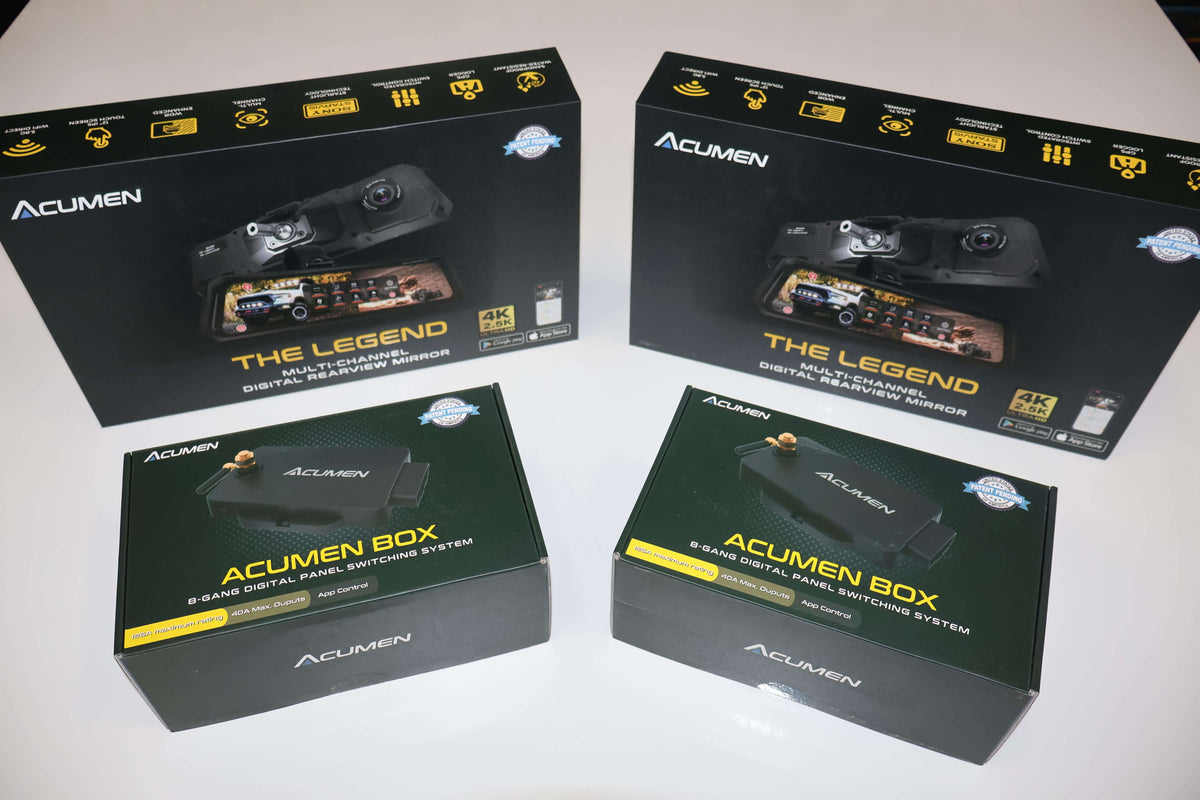 Acument Front/ Rearview mirror switch control system
