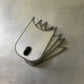 Weld Tab 1.75" Radius. 5/16" Slotted Mount Hole Tab(Cold Roll)